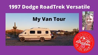 1997 Dodge Roadtrek Versatile  My Van Tour   Bonus Tips and Tricks for Life on the Road