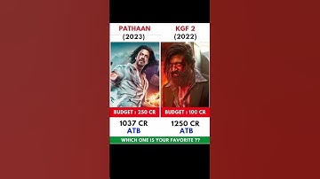 Pathaan Vs KGF 2 Movie Comparision || Box Office Collection #shorts #pathaan #kgf2