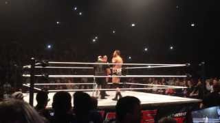 WWE LIVE - Paul Heyman's rant about CM Punk Leeds UK 14/11/2013