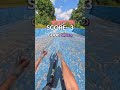 😧 I Skied An Abandoned Pool... #ski #skiing #snowboarding