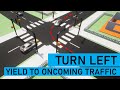 Unreal Engine Traffic Sim & Driving AI - Turn Left at Intersections - UE5 Open World #46