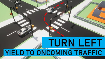 Unreal Engine Traffic Sim & Driving AI - Turn Left at Intersections - UE5 Open World #46