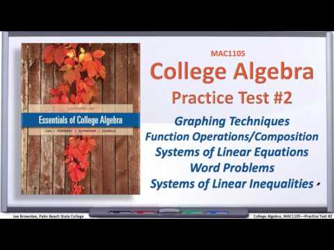 MAC1105 Practice Test #2: Introduction
