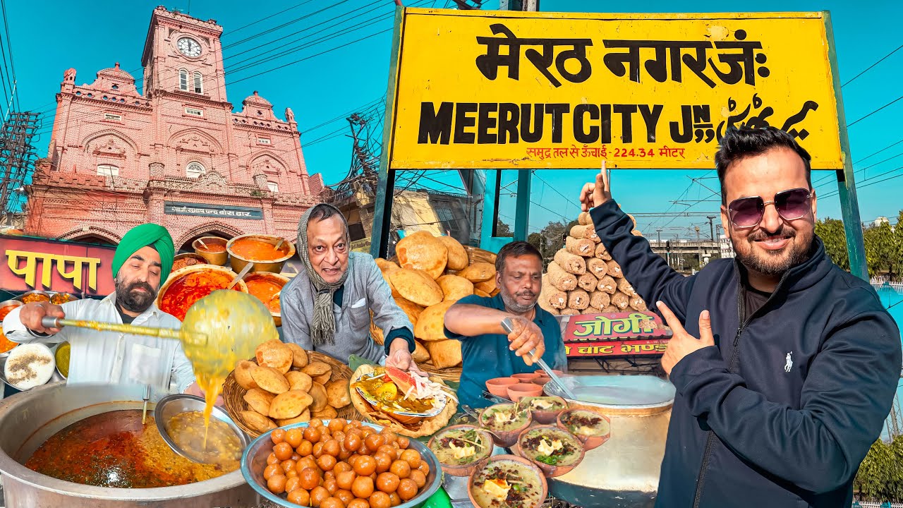 Ep - 1 Meerut Street Food | Meerut Best Breakfast | Meerut Famous Markets | Meerut | Uttar Pradesh
