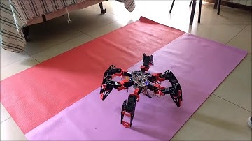Prueba marcha Robot Hexápodo de 18 GDL