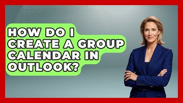 How Do I Create A Group Calendar In Outlook? - The Time Management Pro