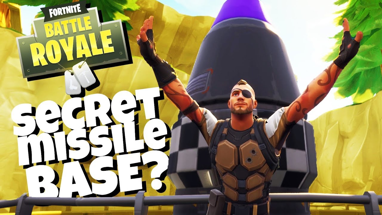 Finding the Secret MISSILE BASE! - Fortnite Battle Royale Gameplay - Fortnite Season 4