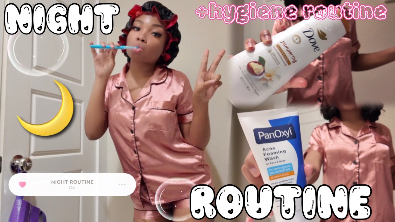 REALISTIC NIGHT ROUTINE🌙 + hygiene routine| DID I GET SCAMMED?🫢|| BankrollNana