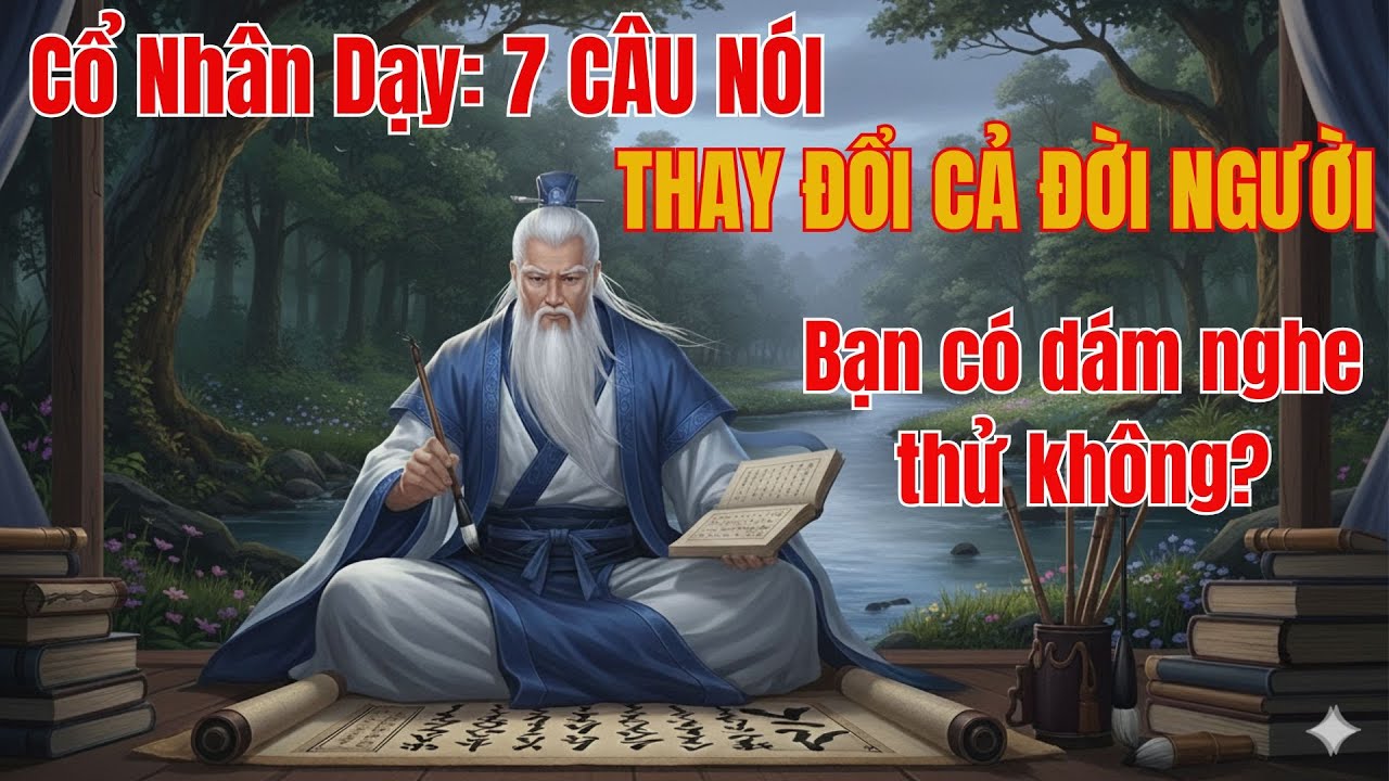 Cổ Nhân Dạy - 7 CÂU NÓI CÓ THỂ THAY ĐỔI CẢ ĐỜI NGƯỜI | Triết Lý Cuộc ...