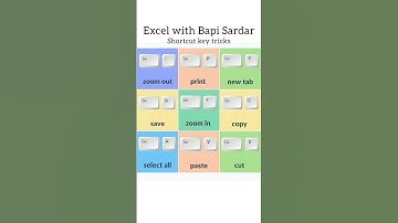 Shortcut key tricks 💡📚🤔 | Basic to Advanced Excel Shortcuts #exceltipsandtricks #learnexcel #shorts