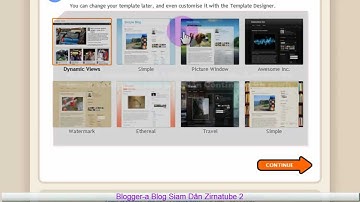 How to create A Blog with Blogger