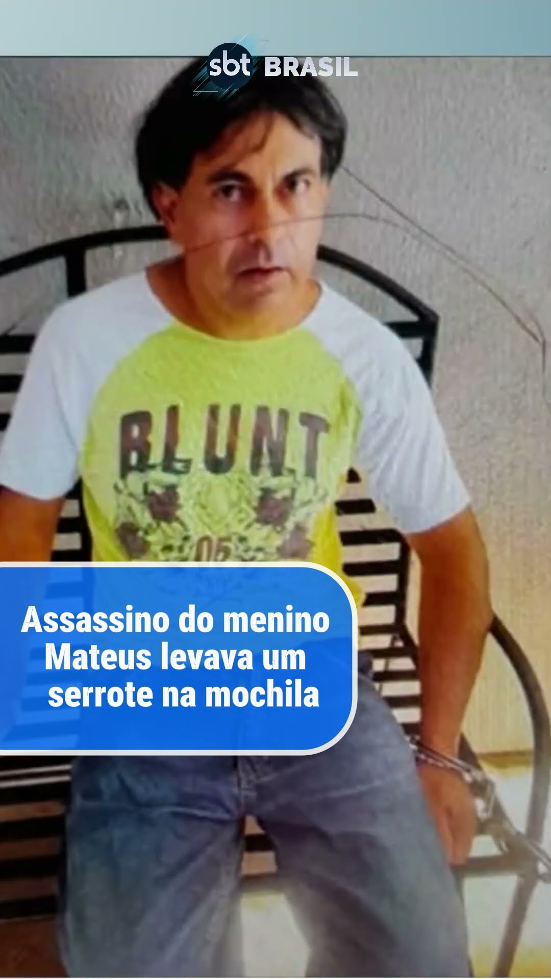 Homem que assassinou menino Mateus levava serrote em mochila | SBT Brasil (19/12/24)