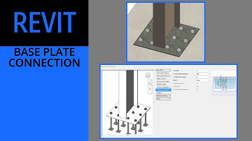 Revit Structural Steel - Base Plate Connections