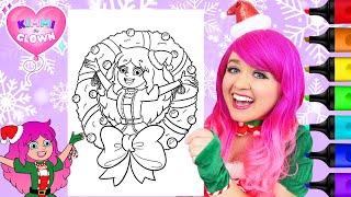Coloring Kimmi The Clown Merry Christmas!