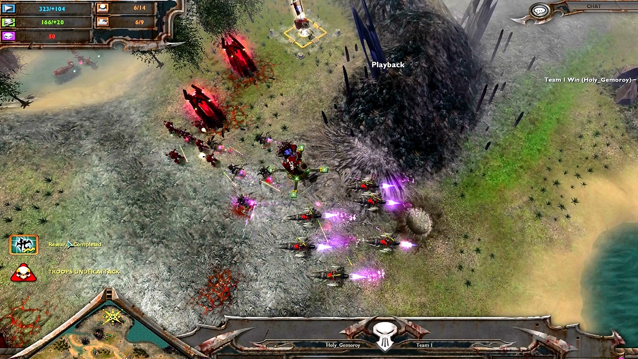 WH40K: DoW - Soulstorm [online] | (DEvC) PhoenyxX vs. Maniac on Tranquility's End