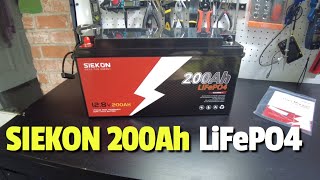 SIEKON 12v 200Ah LiFeP04 Battery