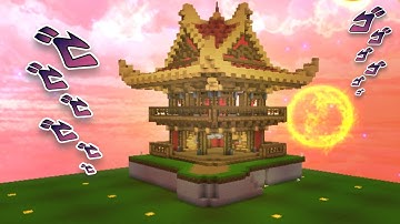 Building Bedwars Japanese Map In Skyblock Tutorial (1 Hour) - Blockmango