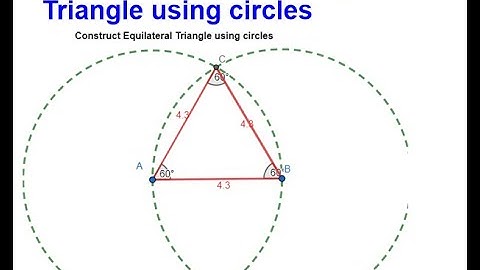 Geogebra video 7 construct Equilateral Triangle(@romualdorebello4629