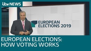 How does voting work in the European Elections? | ITV News