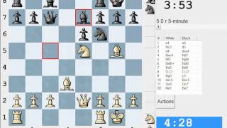 Chess World.net: LIVE Blitz #1603 vs Dragon-king33 (2253) - French: Rubinstein variation (C10)