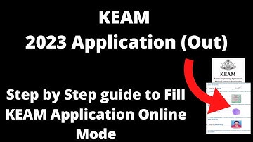 KEAM 2023 Registration (Started)- How to Fill Application Form Online Mode
