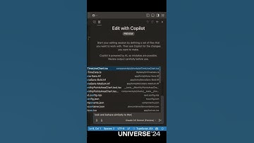 Multi file editing magic with AI-native Copilot! (Cassidy Williams) #githubuniverse Opening Keynote