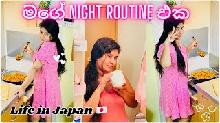 මගේ Night Time එක??????‍♀️|Life in Japan| Skin Care|Meal Prep|Sinhala vlogselfcaredailyvlog