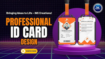 "How to Design a Professional ID Card | Easy Canva Tutorial for Beginners"- INS Creations Ltd