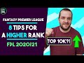 8 FPL Tips for a high rank (Beginners Guide) | Fantasy Premier League 2020/21