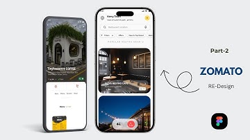 Zomato App Redesign (Part 2) | Modern UI/UX Case Study in Figma | Step by step | video-07