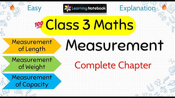 Class 3 Measurement (Complete Chapter)