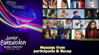 Junior Eurovision 2022 - Message & Recap from all participants