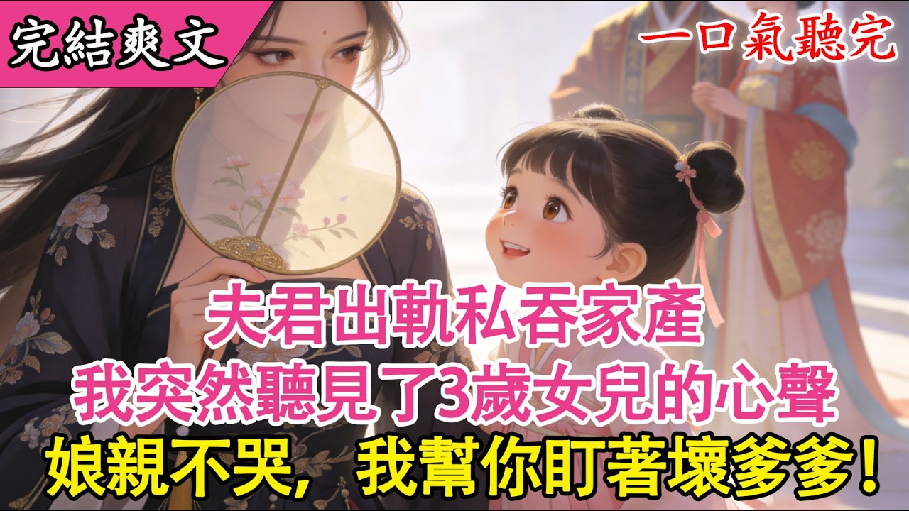 【完結小說】夫君出軌私吞家產？我隱忍佈局，萌娃奶聲心聲句句戳心：娘親不哭，我幫你盯著壞爹爹！一紙和離讓他淨身出戶，憑千萬家財開商行，我攜子成他望塵莫及的女東家！#有声小说 #古裝爽文 #心聲 #