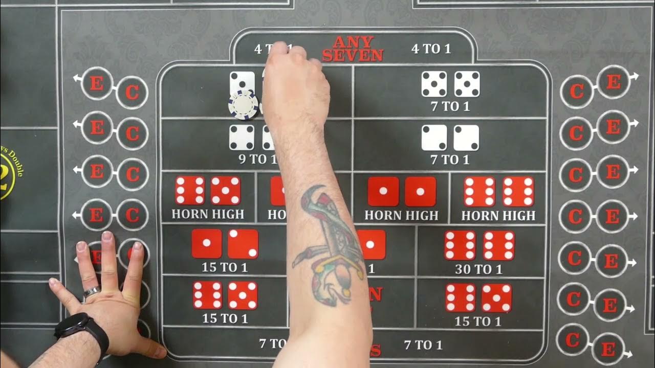 How to Deal Craps Dice Class phase 4 part a center action basics YouTube