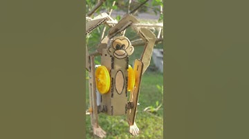 DIY A Cardboard Climbing Monkey Robot Toy
