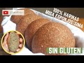 PAN SIN GLUTEN INTEGRAL 100% harinas (Ingredientes abajo en la descripción) / English below