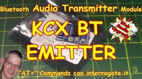 #235 Bluetooth Audio🔊Transmitter (KCX_BT_EMITTER) - with AT commands