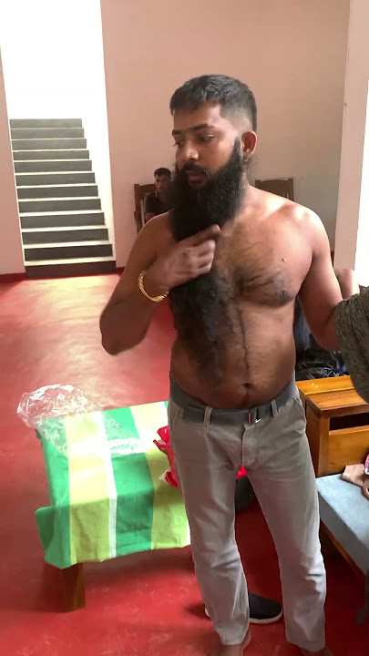 👍👍කොල්ලෙක් උනාම මේ ගානටවත් රැවුල තියෙන්න ඕනි😱😱