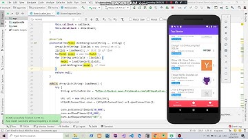 Demo app load news Android uses HackerNews API