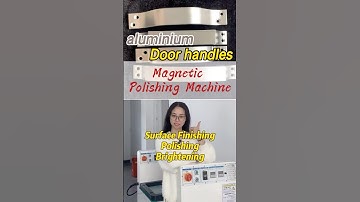 #metalpolishing Surface polishing, cleaning and deburring equipment for aluminum alloy parts