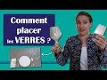 Comment bien placer les verres à table ? (tradition française et anglaise)