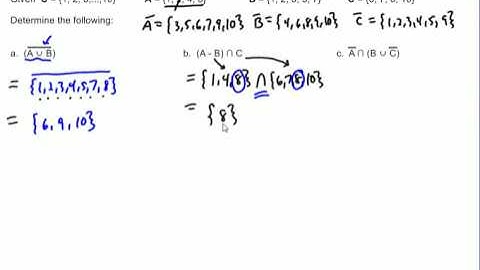 Sets: Set Operations Combined