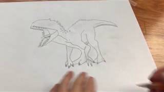 How to Draw an Indominus Rex