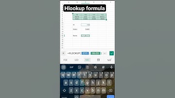 hlookup function in Ms excel hlookup formula by  using Ms excel