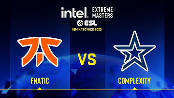fnatic vs Complexity | Map 3 Overpass | IEM Katowice 2023