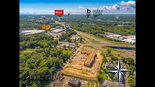 SkyWise Unmanned Aerial Solutions Drone Construction Progression Video