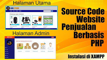 Source Code Website Penjualan Berbasis Web PHP : Instalasi Sistem Informasi Penjualan Berbasis Web