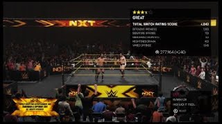 WWE 2K19 Undisputed Era vs Street Profits NXT Tag Titles match