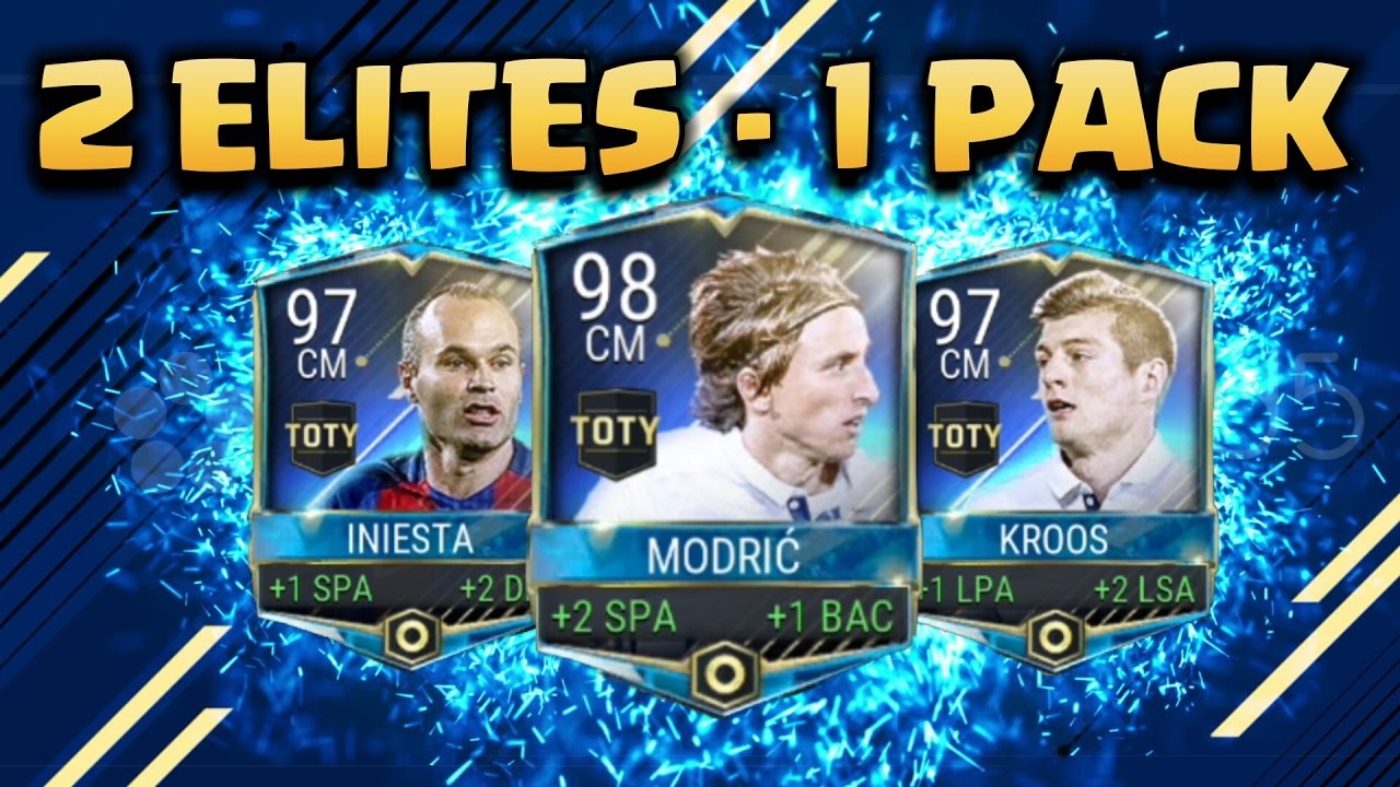 **TOTY MIDFIELDERS BUNDLES!!**  CRAZY ELITES Packs Opening !! 2 Elites In 1 Pack ~ FIFA Mobile 17