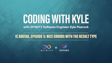 Coding with Kyle | IC Avatar, Episode #3: Nice Errors with the Result Type